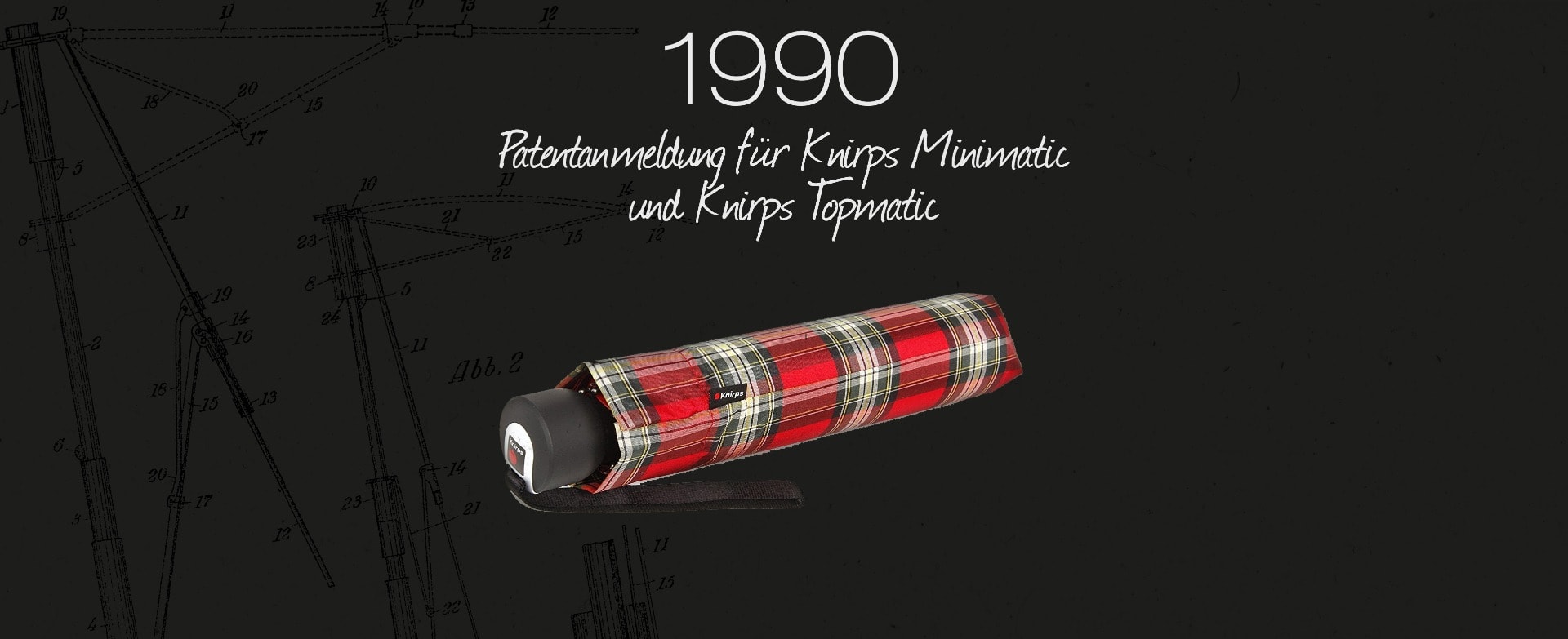 Patentanmeldung Knirps Regenschirm Patentanmeldung Knirps Regenschirm