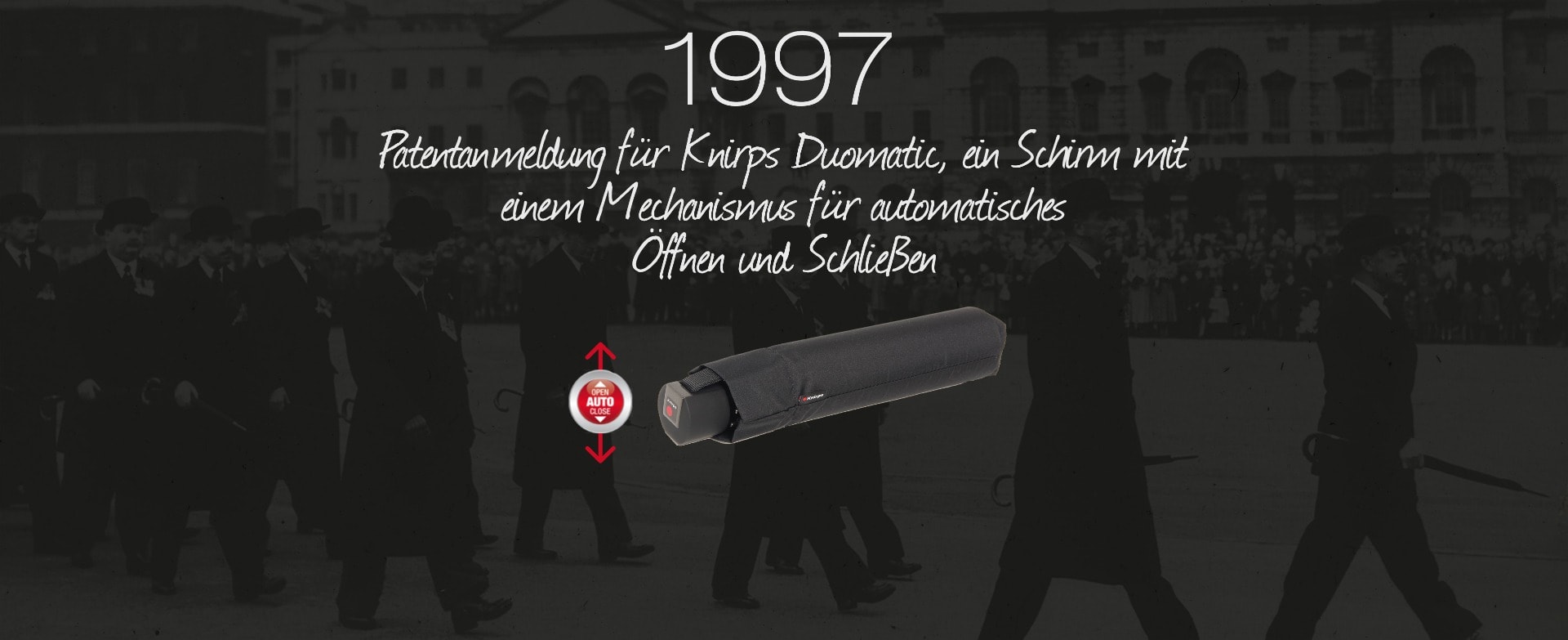 Patentanmeldung Knirps Duomatic Patentanmeldung Knirps Duomatic