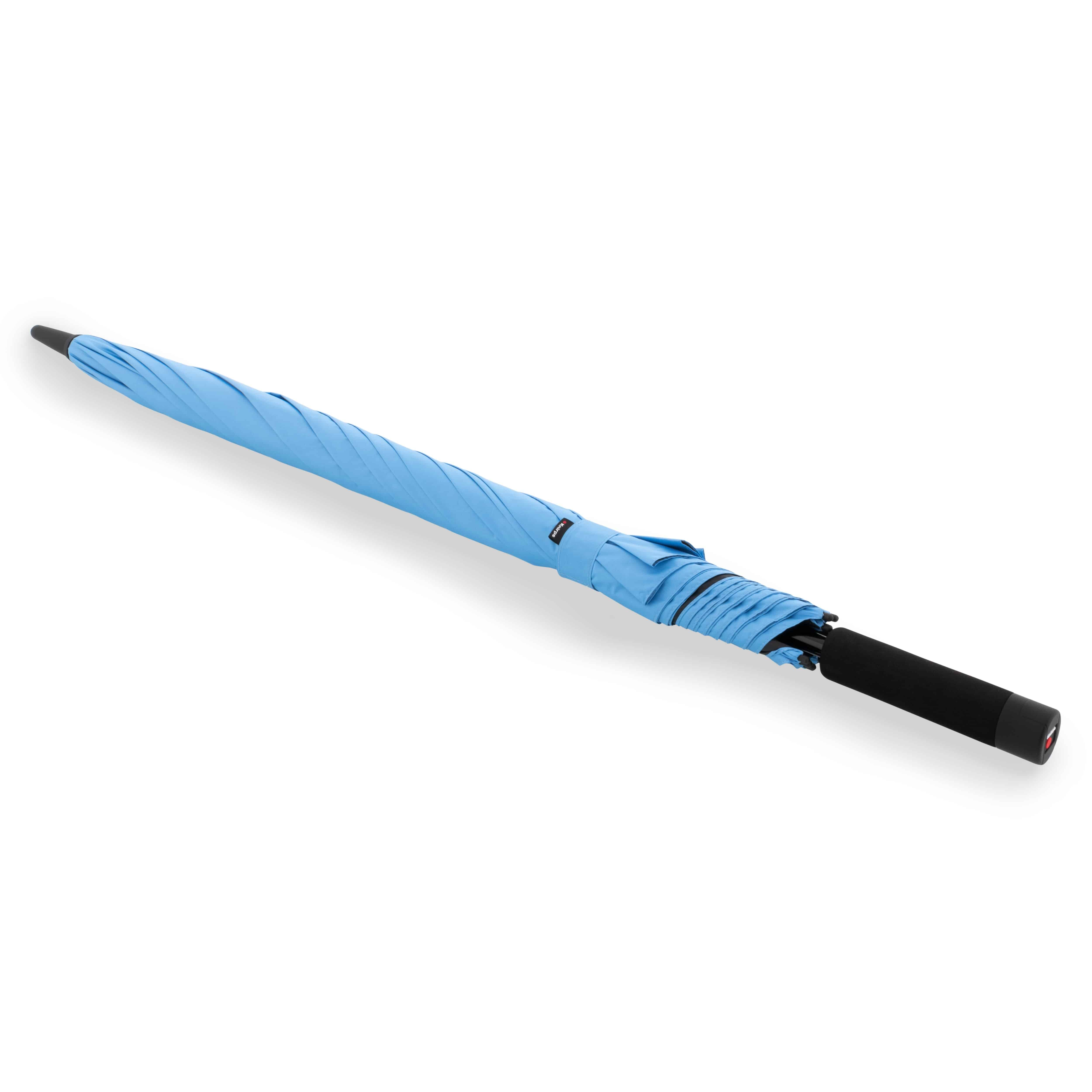 Knirps U.900 ultra light XXL light blue with black coating